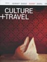 Cover of Culture+ Travel Guide Magazine; red, white