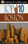 Top 10 Boston guide book cover; red, brown, white