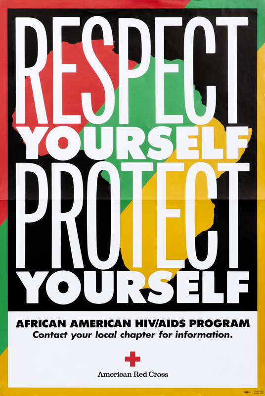 Tri-colored Africa with superimposed text; red, green, yellow, black, white