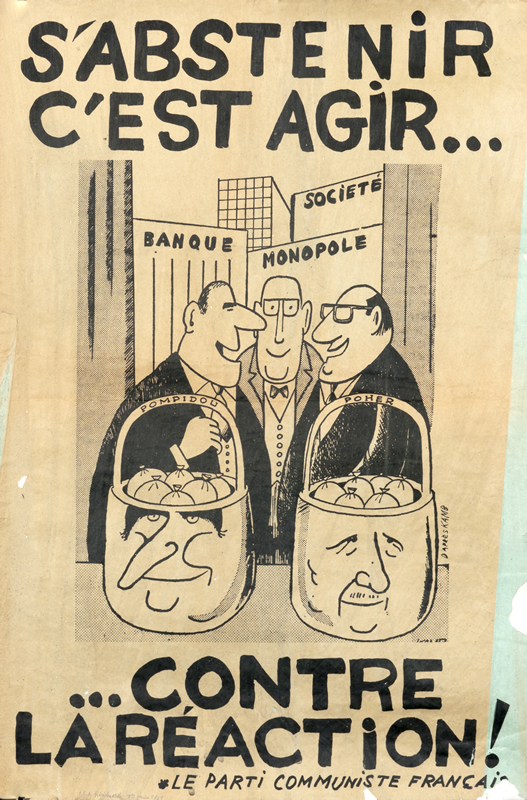 Three businessmen have paid off French politicians with bags of money; black, white